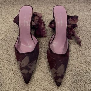 Nine West - fabric wrap pump - 4 inch heel
